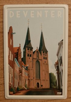 Magneet Vintage Bergkerk