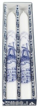 Kaarsen Delftsblauw